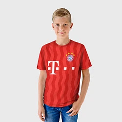 Футболка детская FC Bayern Munchen униформа, цвет: 3D-принт — фото 2