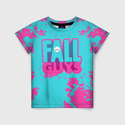 Футболка детская Fall Guys: Ultimate Knockout, цвет: 3D-принт