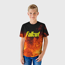 Футболка детская FALLOUT ФЭЛЛАУТ, цвет: 3D-принт — фото 2