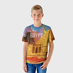 Футболка детская Египет Пирамида Хеопса, цвет: 3D-принт — фото 2