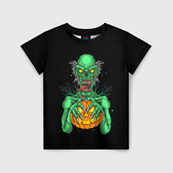 Футболка детская Halloween Zombie, цвет: 3D-принт
