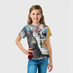 Футболка детская Street art, цвет: 3D-принт — фото 2