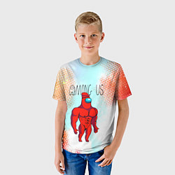 Футболка детская Among Us Fitness Z, цвет: 3D-принт — фото 2