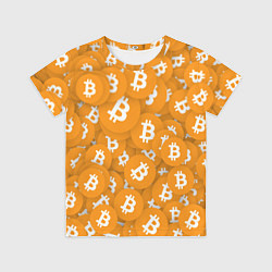 Футболка детская Я БИТКОИН I AM BITCOIN, цвет: 3D-принт