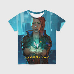 Футболка детская Cuberpunk 2077 melisa, цвет: 3D-принт
