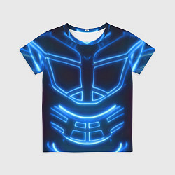 Футболка детская Неоновая броня Neon Armor, цвет: 3D-принт