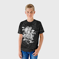 Футболка детская ДРАКОН DRAGON, цвет: 3D-принт — фото 2