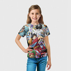 Футболка детская ONE PIECE ВАН ПИС, цвет: 3D-принт — фото 2