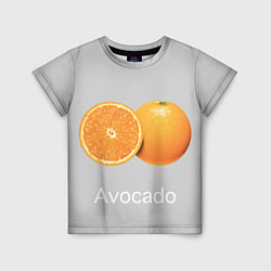 Футболка детская Orange avocado, цвет: 3D-принт