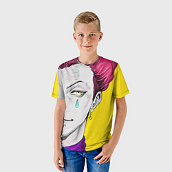 Футболка детская Hunter x Hunter Хисока, цвет: 3D-принт — фото 2