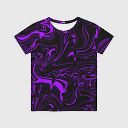 Футболка детская Жидкий градиент Клевер, цвет: 3D-принт