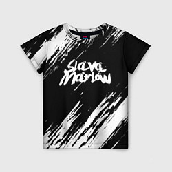 Футболка детская SLAVA MARLOW СЛАВА МАРЛОУ, цвет: 3D-принт