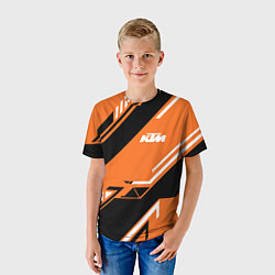 Футболка детская KTM КТМ SPORT, цвет: 3D-принт — фото 2