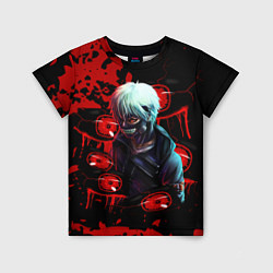 Футболка детская Kaneki Токийский Гуль, цвет: 3D-принт