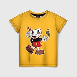 Футболка детская CUPHEAD КАПХЕД, цвет: 3D-принт