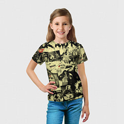 Футболка детская РОК КУМИРЫ, цвет: 3D-принт — фото 2