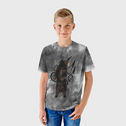 Футболка детская НЕ БУДИ ЛИХО ВЕЛЕС, цвет: 3D-принт — фото 2