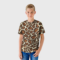 Футболка детская Жираф, цвет: 3D-принт — фото 2