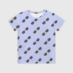 Футболка детская Разноцветные очки, цвет: 3D-принт