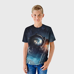 Футболка детская Космонавт, цвет: 3D-принт — фото 2
