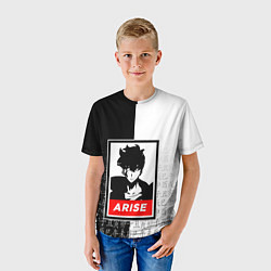 Футболка детская СОН ДЖИН ВУ SOLO LEVELING, цвет: 3D-принт — фото 2