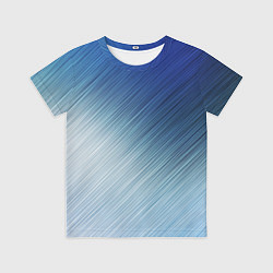 Футболка детская Текстура Оттенки льда, цвет: 3D-принт