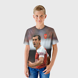 Футболка детская H Mkhitaryan Arsenal, цвет: 3D-принт — фото 2