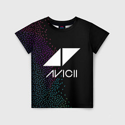 Футболка детская AVICII RAIBOW STYLE, цвет: 3D-принт