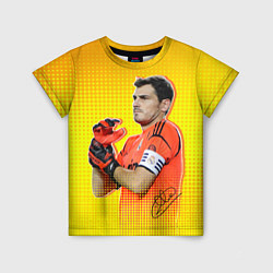 Футболка детская Iker Casillas, цвет: 3D-принт