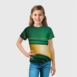 Футболка детская GREEN GOLD 3D, цвет: 3D-принт — фото 2