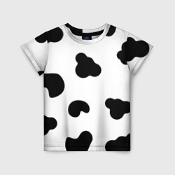 Футболка детская Cow print, цвет: 3D-принт