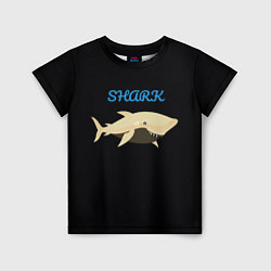 Футболка детская Shark, цвет: 3D-принт