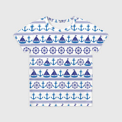 Футболка детская Морские мотивы, цвет: 3D-принт