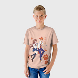 Футболка детская Kyo and Honda, цвет: 3D-принт — фото 2