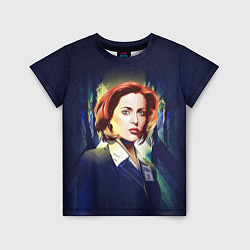 Футболка детская Dana Scully, цвет: 3D-принт