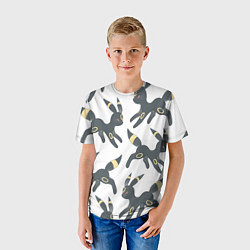 Футболка детская Покемон Амбреон, цвет: 3D-принт — фото 2