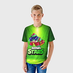 Футболка детская Плохиш Базз Buzz Brawl Stars, цвет: 3D-принт — фото 2