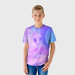 Футболка детская Пони в облаках, цвет: 3D-принт — фото 2