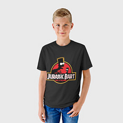 Футболка детская Jurassic Bart, цвет: 3D-принт — фото 2