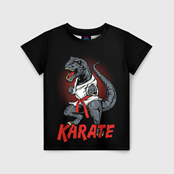 Футболка детская KARATE T-REX, цвет: 3D-принт