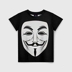 Футболка детская Guy Fawkes, цвет: 3D-принт