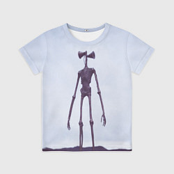 Футболка детская Сиреноголовый Скелет Хоррор, цвет: 3D-принт