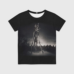 Футболка детская СИРЕНОГОЛОВЫЙ старый фильм, цвет: 3D-принт