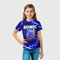 Футболка детская SONIC СОНИК Z, цвет: 3D-принт — фото 2