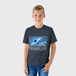 Футболка детская Traveller, цвет: 3D-принт — фото 2