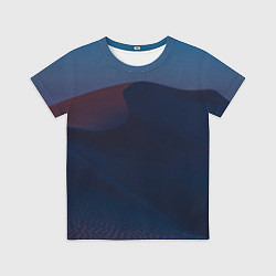 Детская футболка Ночная пустыня дюна на рассвете