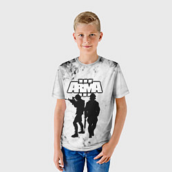 Футболка детская Arma Арма,Tactical Simulator, цвет: 3D-принт — фото 2