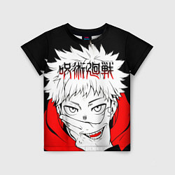 Футболка детская Jujutsu Kaisen, Юдзи Итадори, цвет: 3D-принт