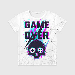 Детская футболка Game OVER - NEON 3D