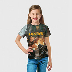 Футболка детская Far Cry 6 gameplay art, цвет: 3D-принт — фото 2